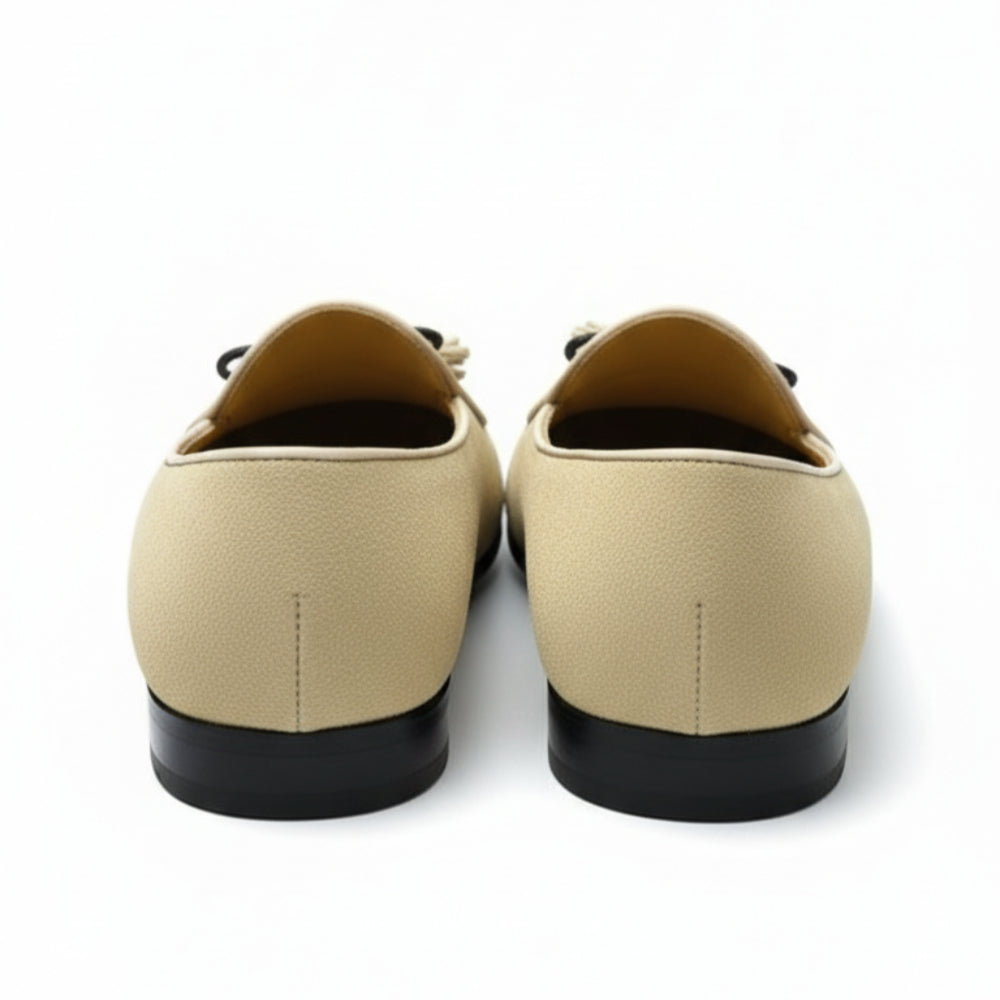 Stylish Suede Tassel Bow Loafers Shoes