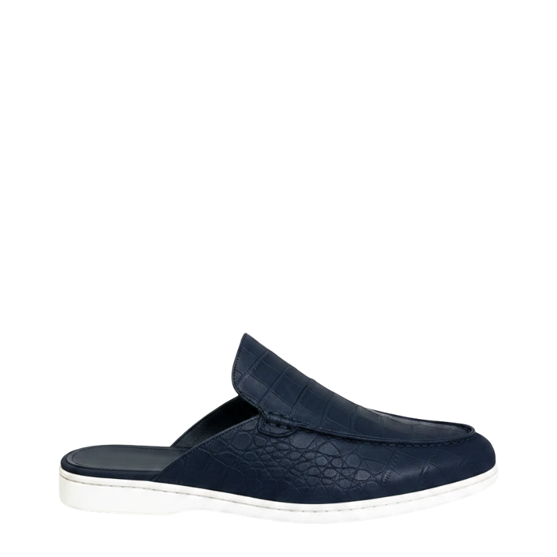 Stylish and Comfort Mule With Crocodile Pattern