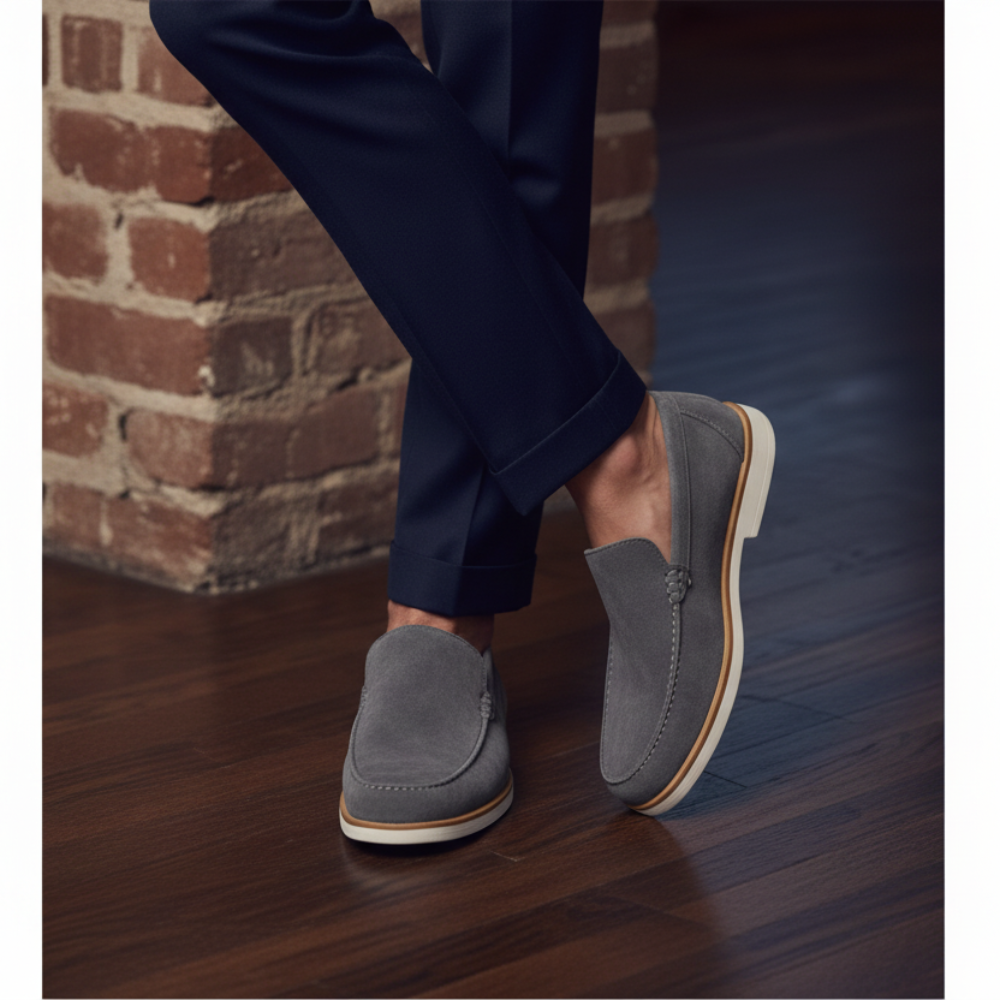 Suede Legacy Craft Loafers with Luxe Finish