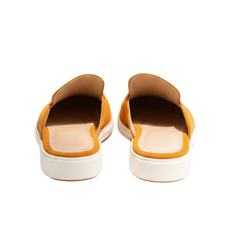 Sunset Luxe Suede Slip-On Mule
