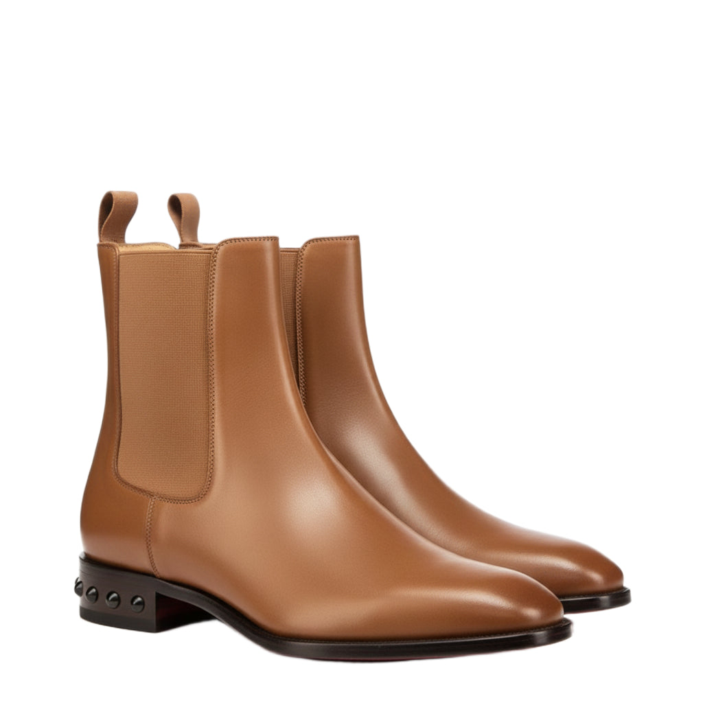 Coal Leather Black Chelsea Boots