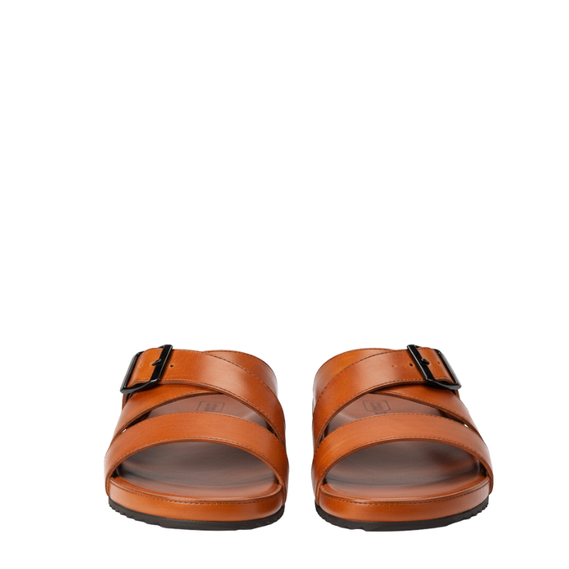 Luxury Buckle Strap Leather Sandal