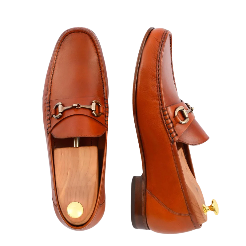 Men s Leather Tan Timeless Elegance Loafer