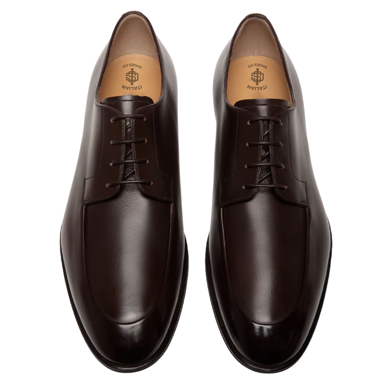 Men s Black Formal Lace Up Derby Shoe