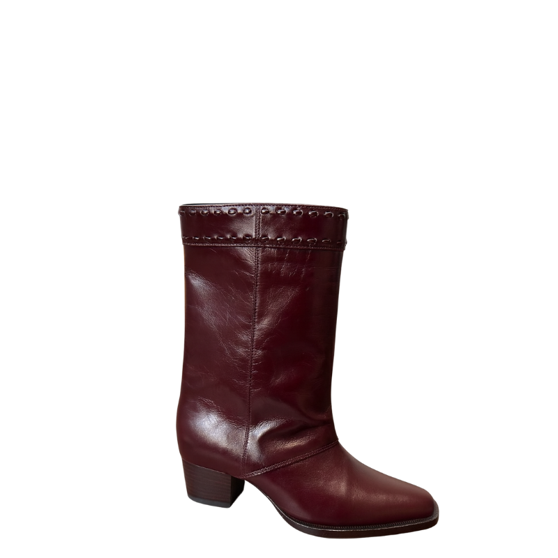 Luxury Leather Wide Fit Ankle Boots for Womens