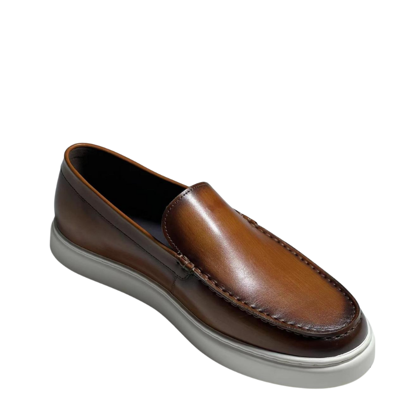 Men s Stylish Slip on White Loafer