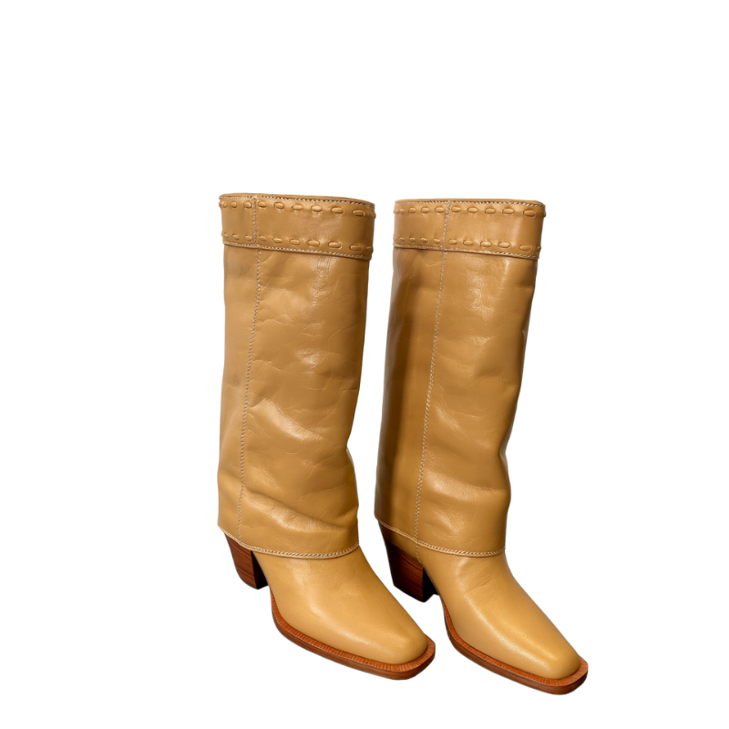 Luxury Leather Wide Fit Ankle Boots for Women's