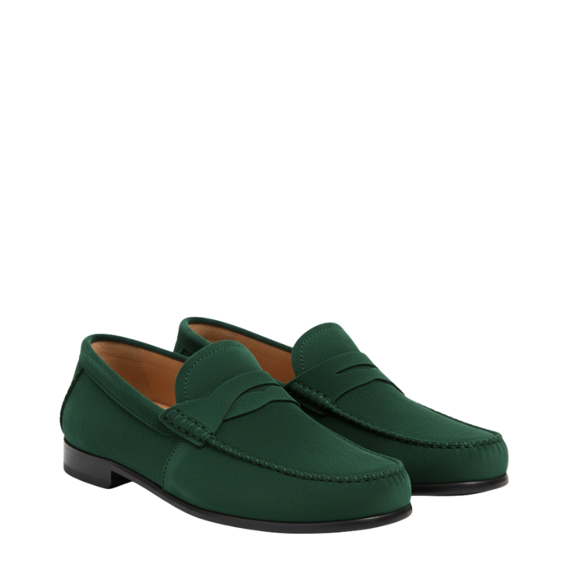Luxury Suede Heritage Penny-strap Moc Loafers