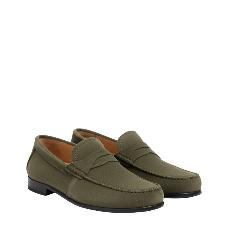 Luxury Suede Heritage Penny-strap Moc Loafers