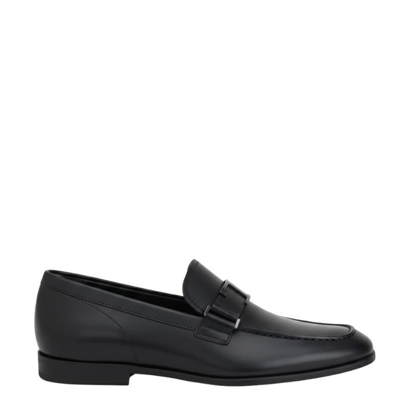 Imperial Noir Horsebit Leather Loafers