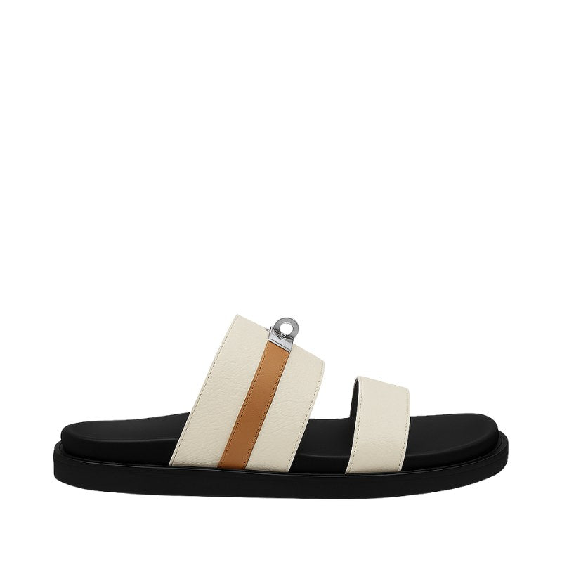 Classic Leather Multi Strap Comfort Slipper