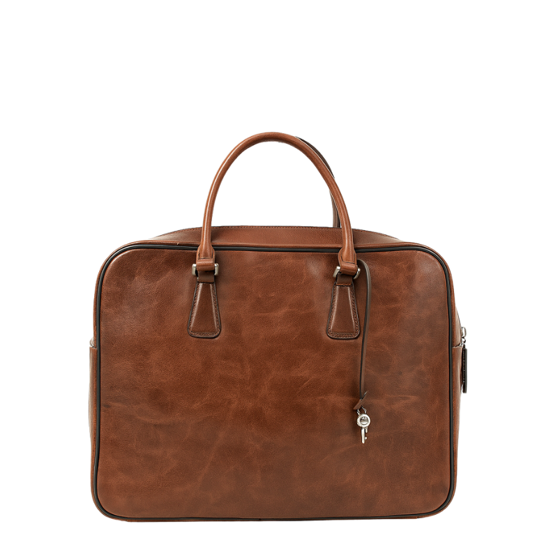 Men's Regent Carryall Brown Accents Briefcase