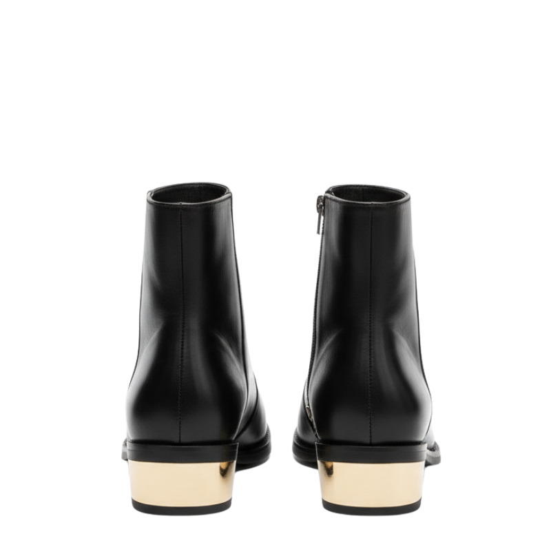 Royal Crest Golden Toe Ankle Boots