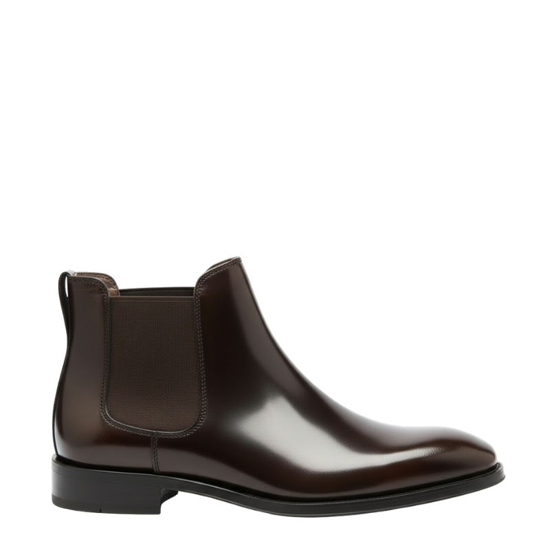 Premium Sharpen Gloss Chelsea Boots