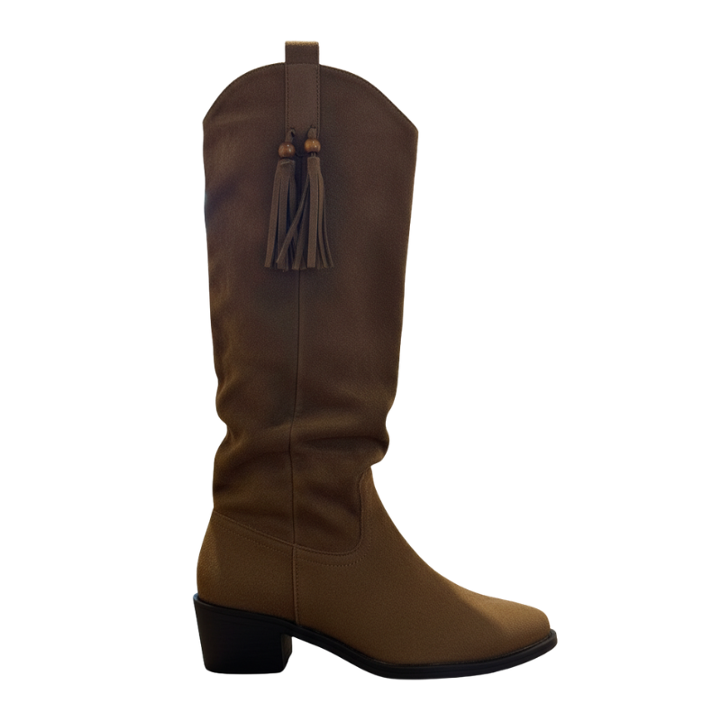 Aurora Tassel Drift Knee High Boots