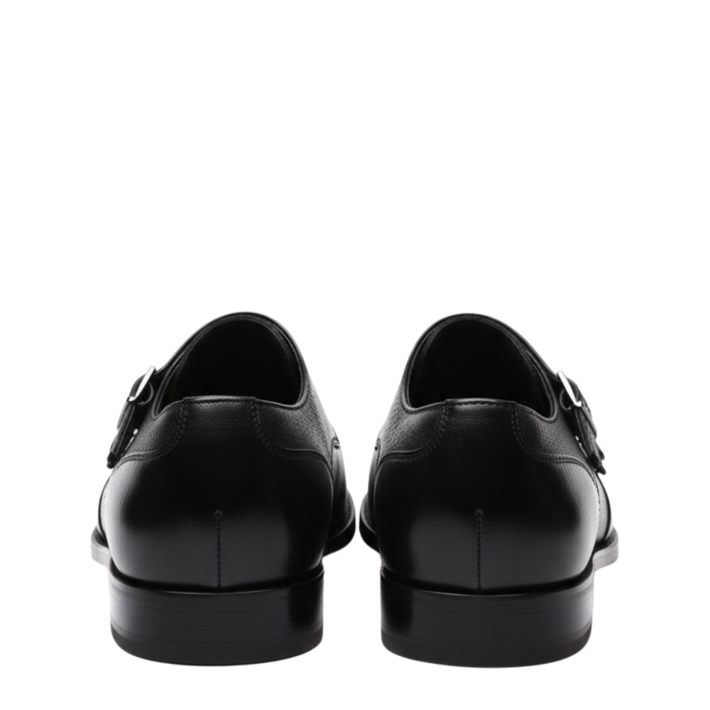 Croc Cap Double Monk Strap Shoes