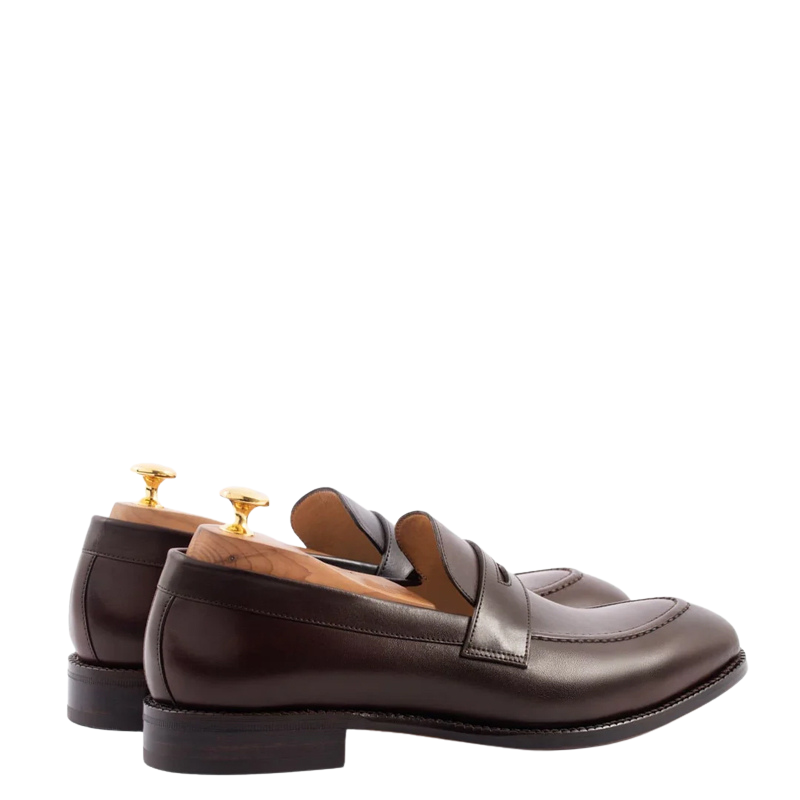 Men s Slip On Shoe with Stacked Heel