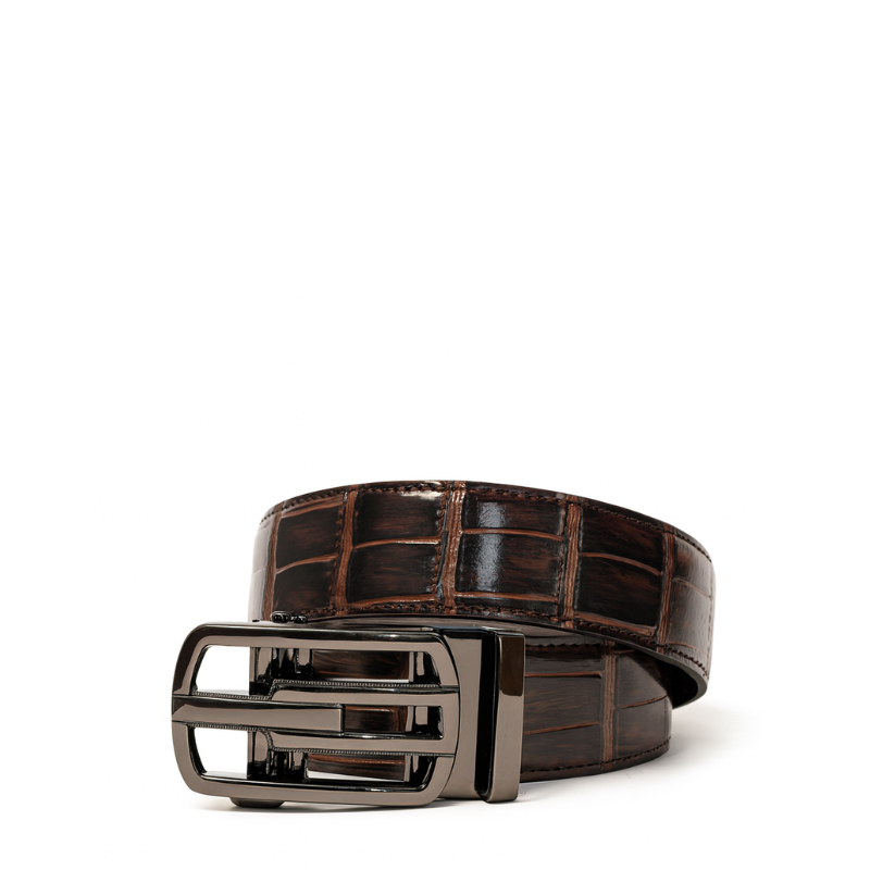 Luxury Leather Black Premium Texture Belt