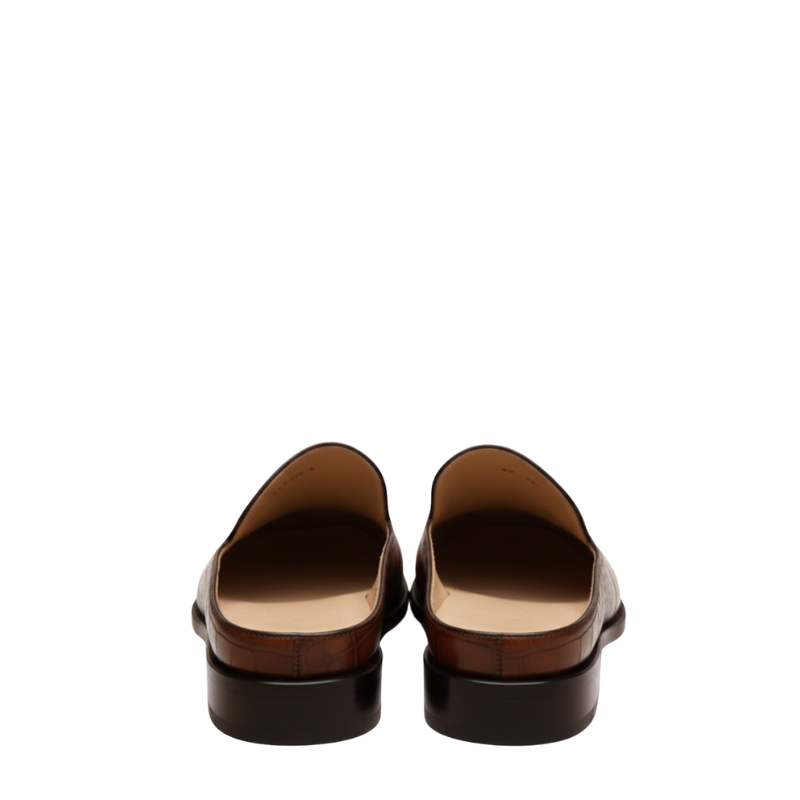 Cavalier Croc Slip On Mules