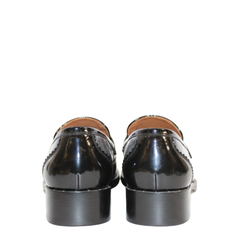 Luxury Dual-textured Bit Loafers