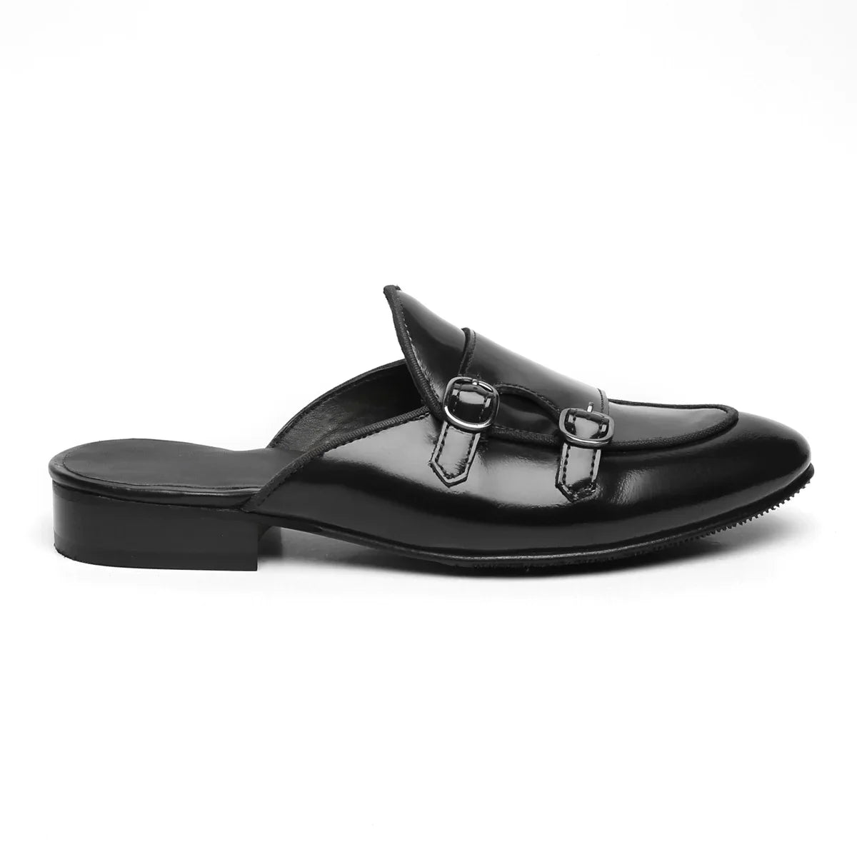 Double Monk Strap Mules