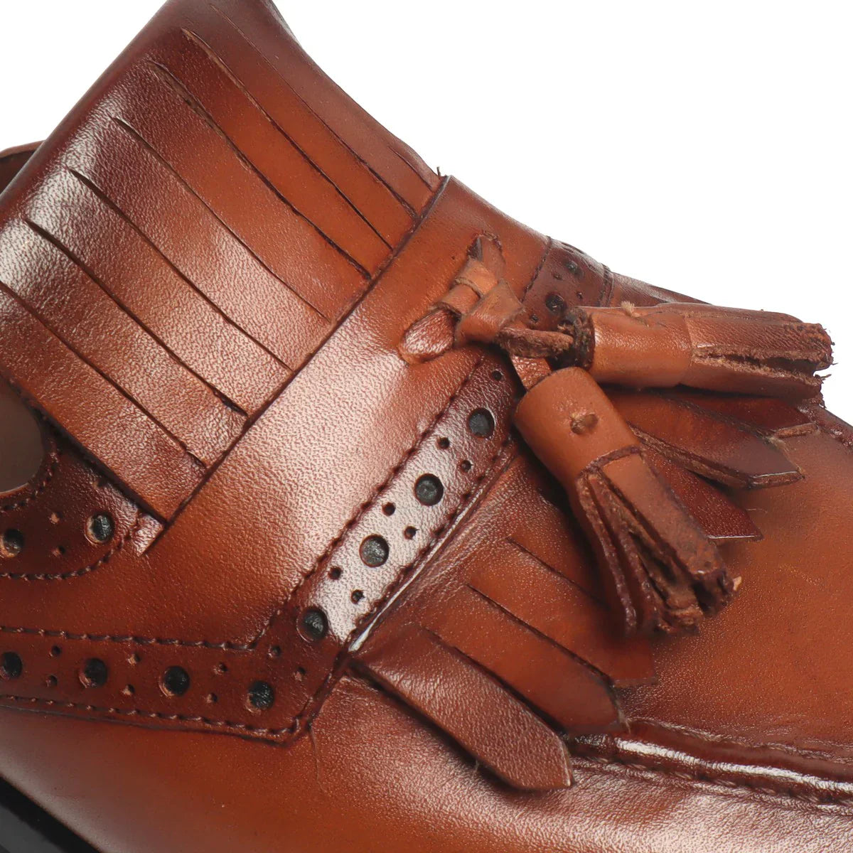 Tassel Leather Mules