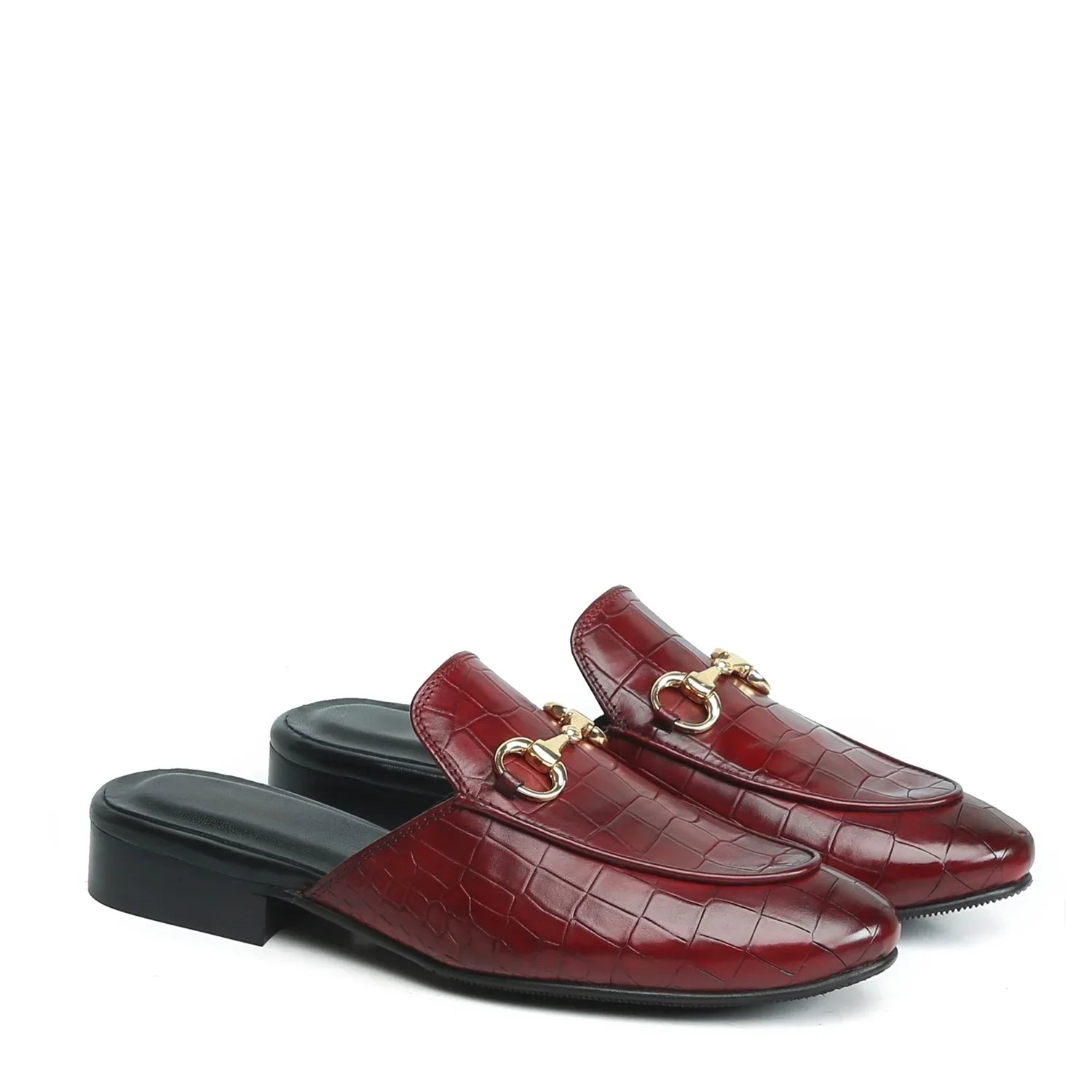 CROCO HORSE-BIT MULES
