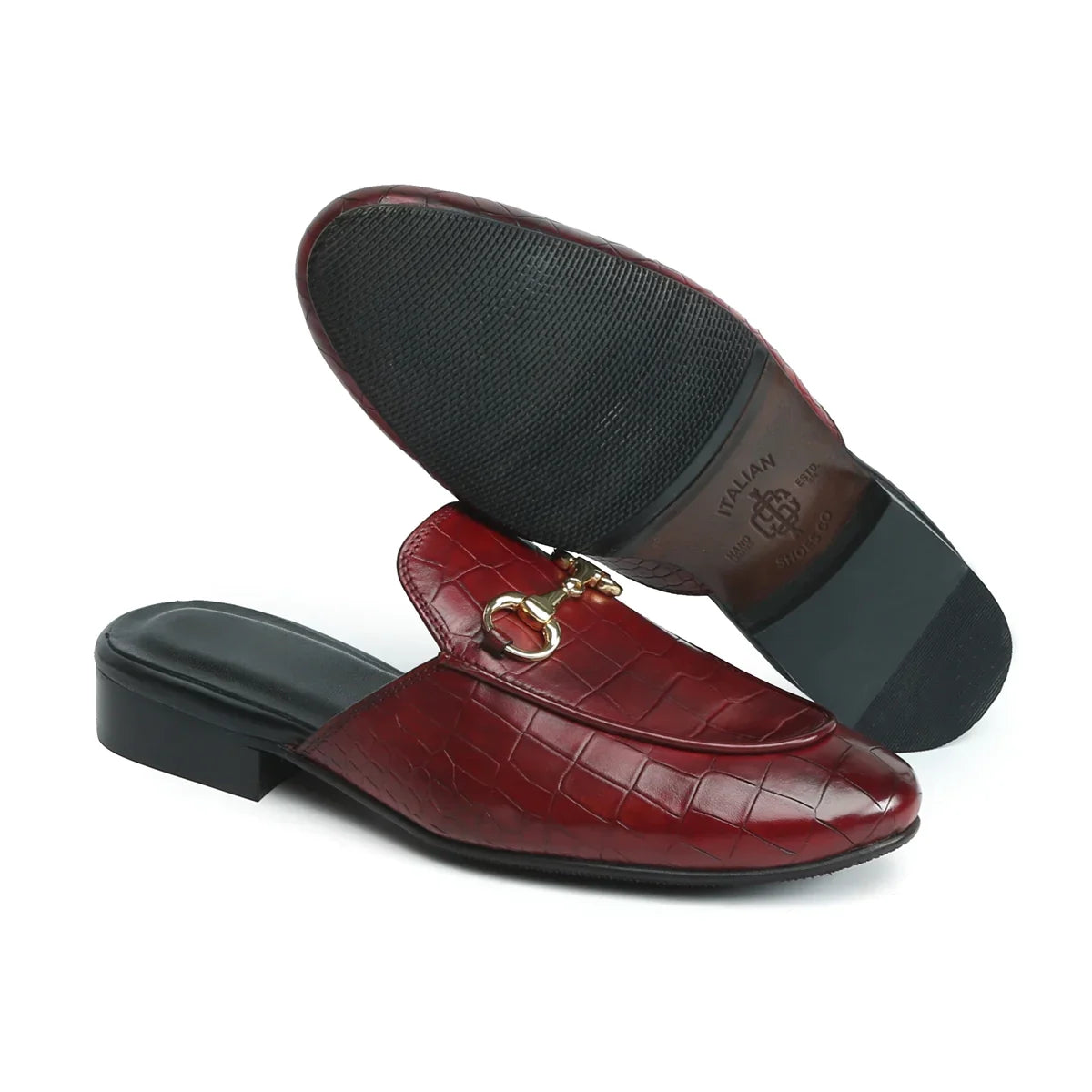 CROCO HORSE-BIT MULES