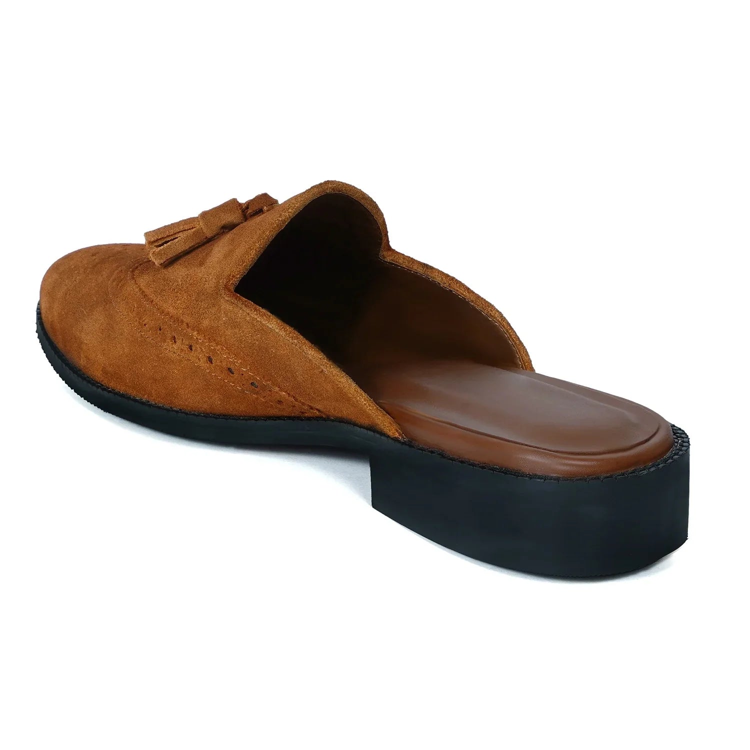 SUEDE LEATHER MULES