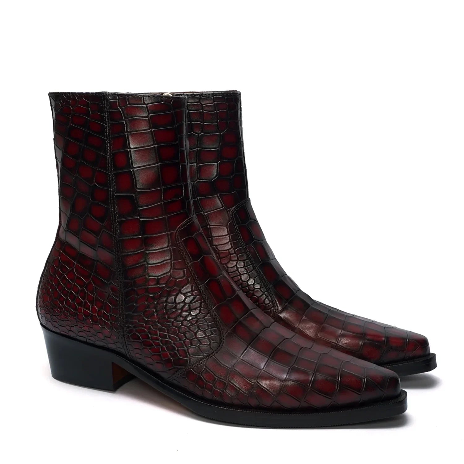 COWBOY SMOKEY WINE CHELSEA BOOT