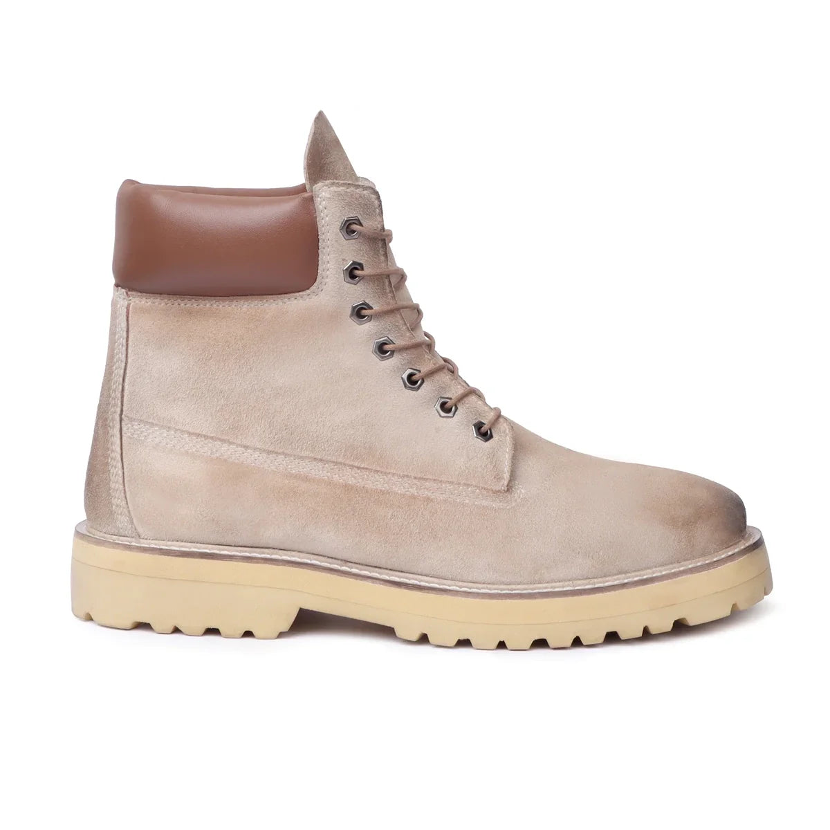 LACE-UP  BIKER BOOT