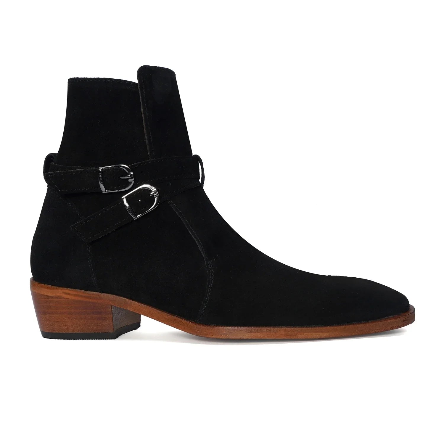 Black Suede Jodhpuri  Boots