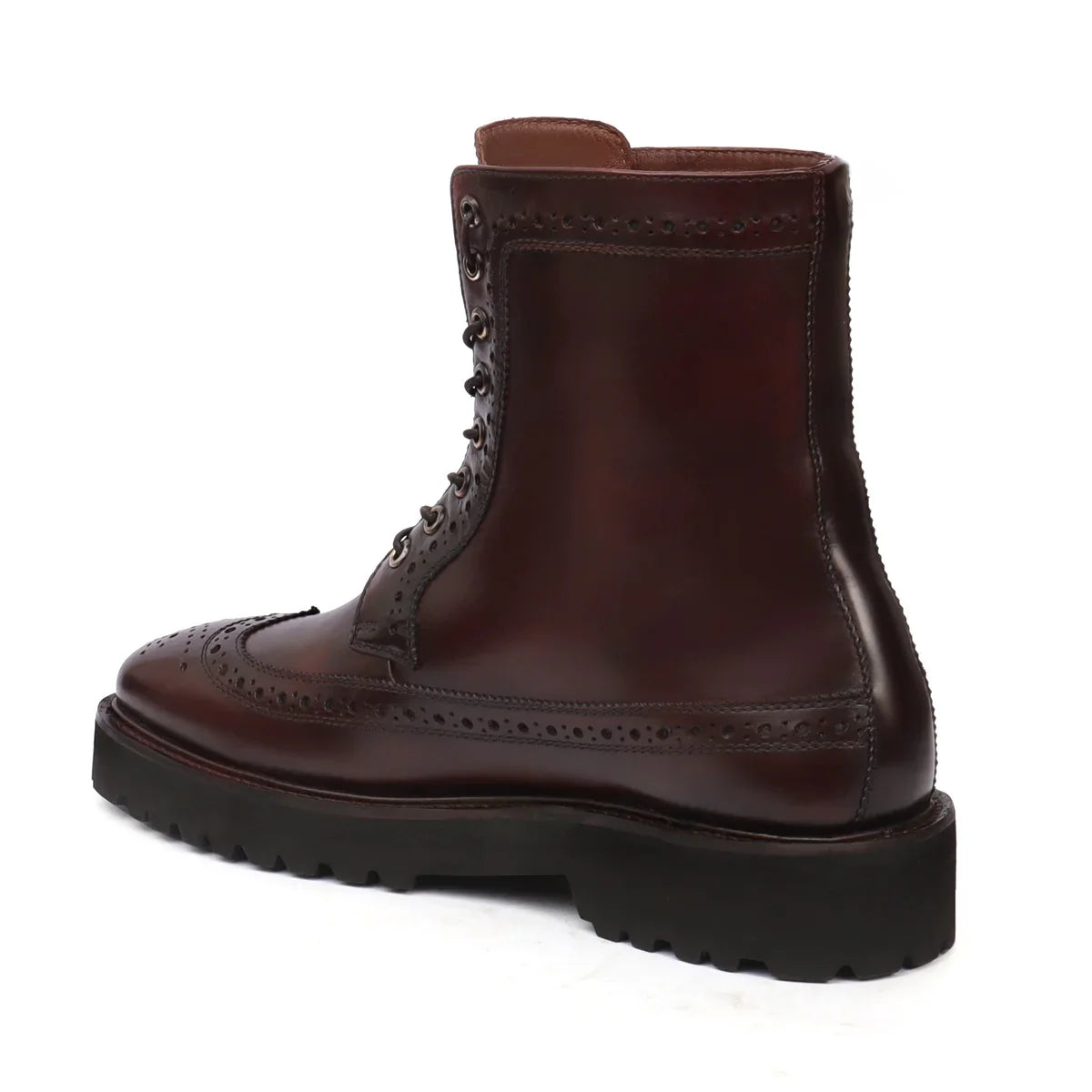 Dark Brown Biker Boots