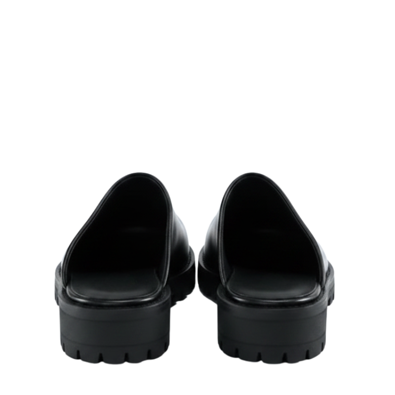 Valor Leather Rugged Slip Ons Luxe Mule