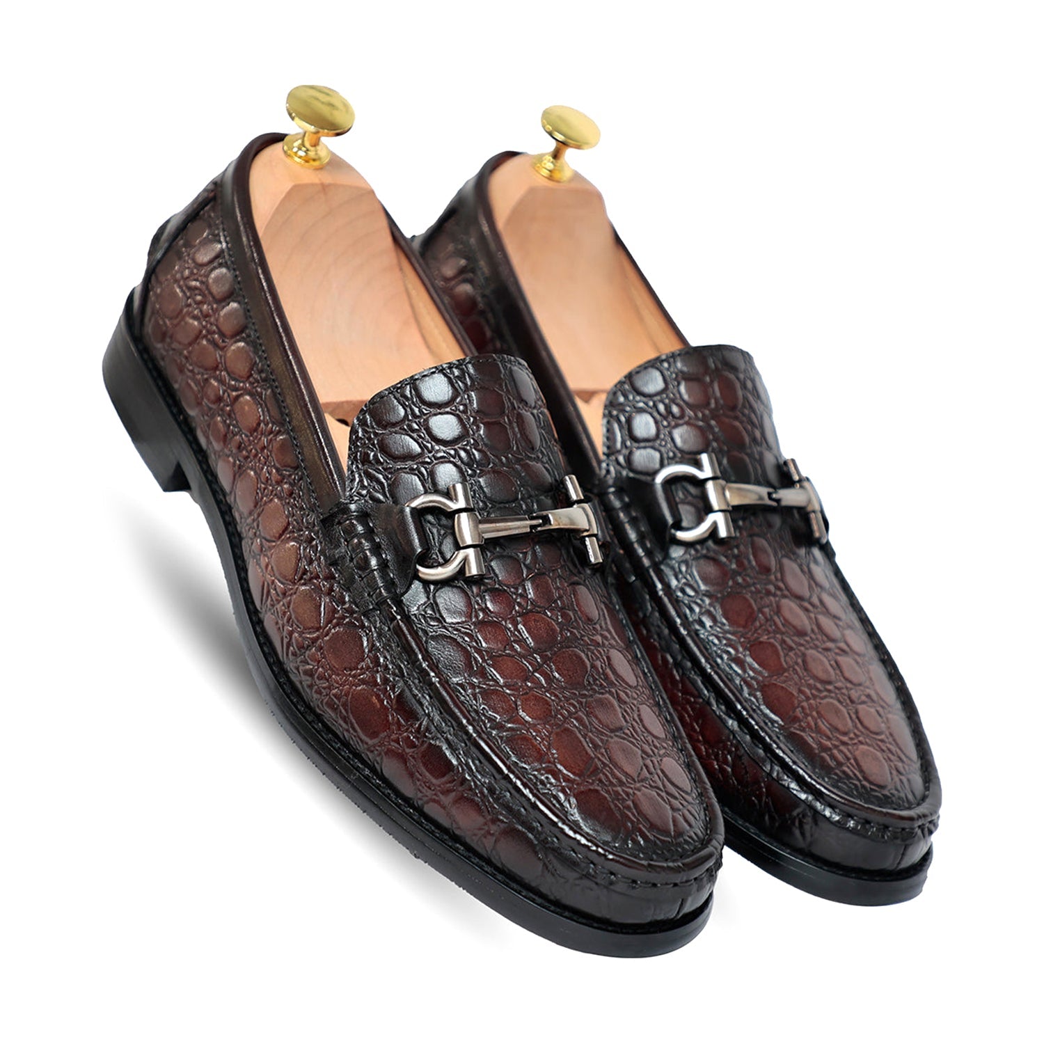 Sedan Black Croro Shoes