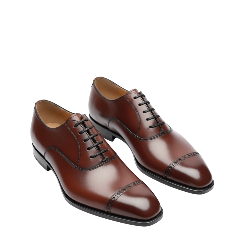 Verona Brogue Cap Toe Oxford Shoes