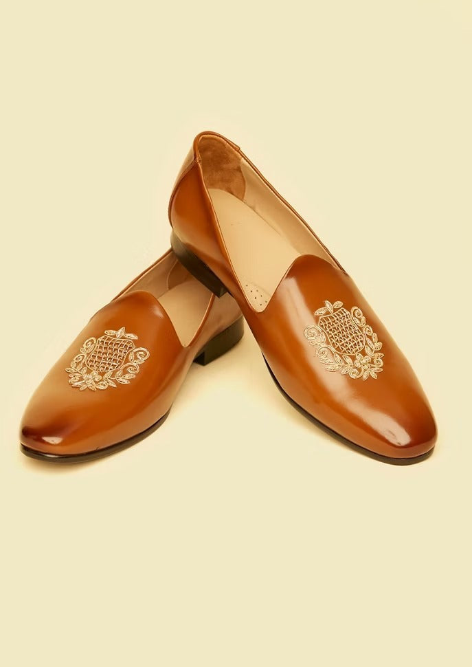 Burnt Leather Jutti