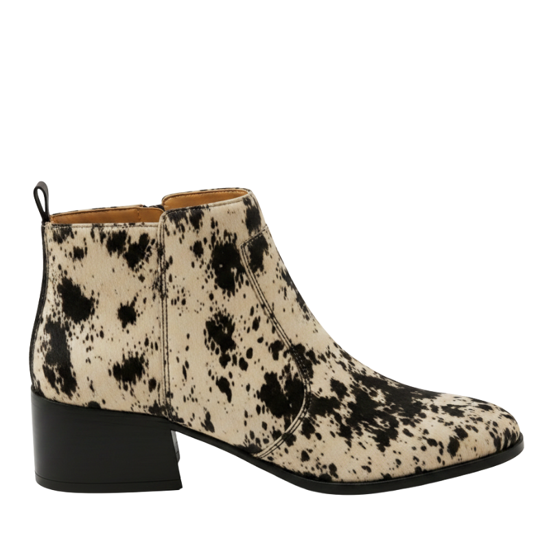 Wild Luxe Speckled Ankle Boots