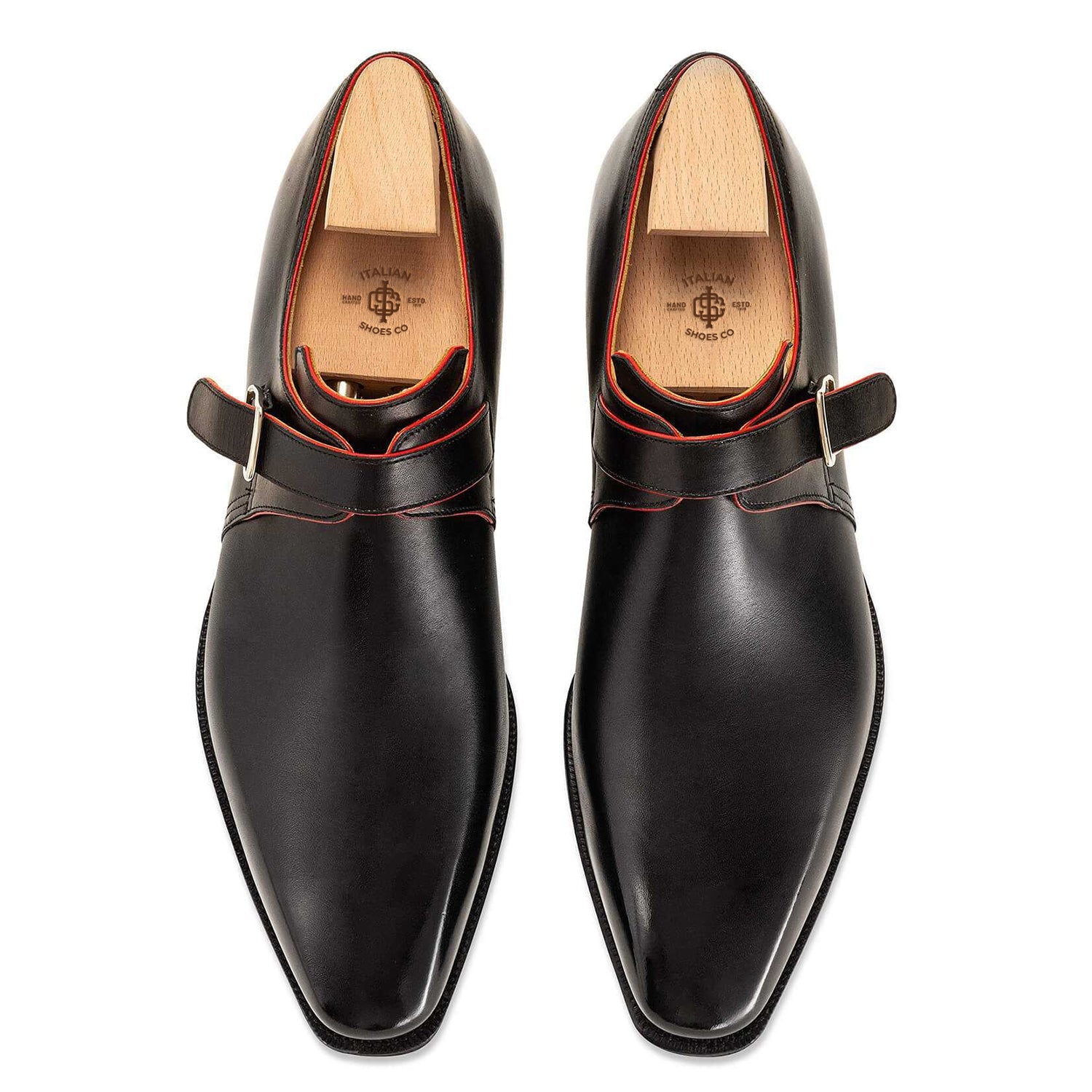 Lining Calf Leather Shoe With Buckle