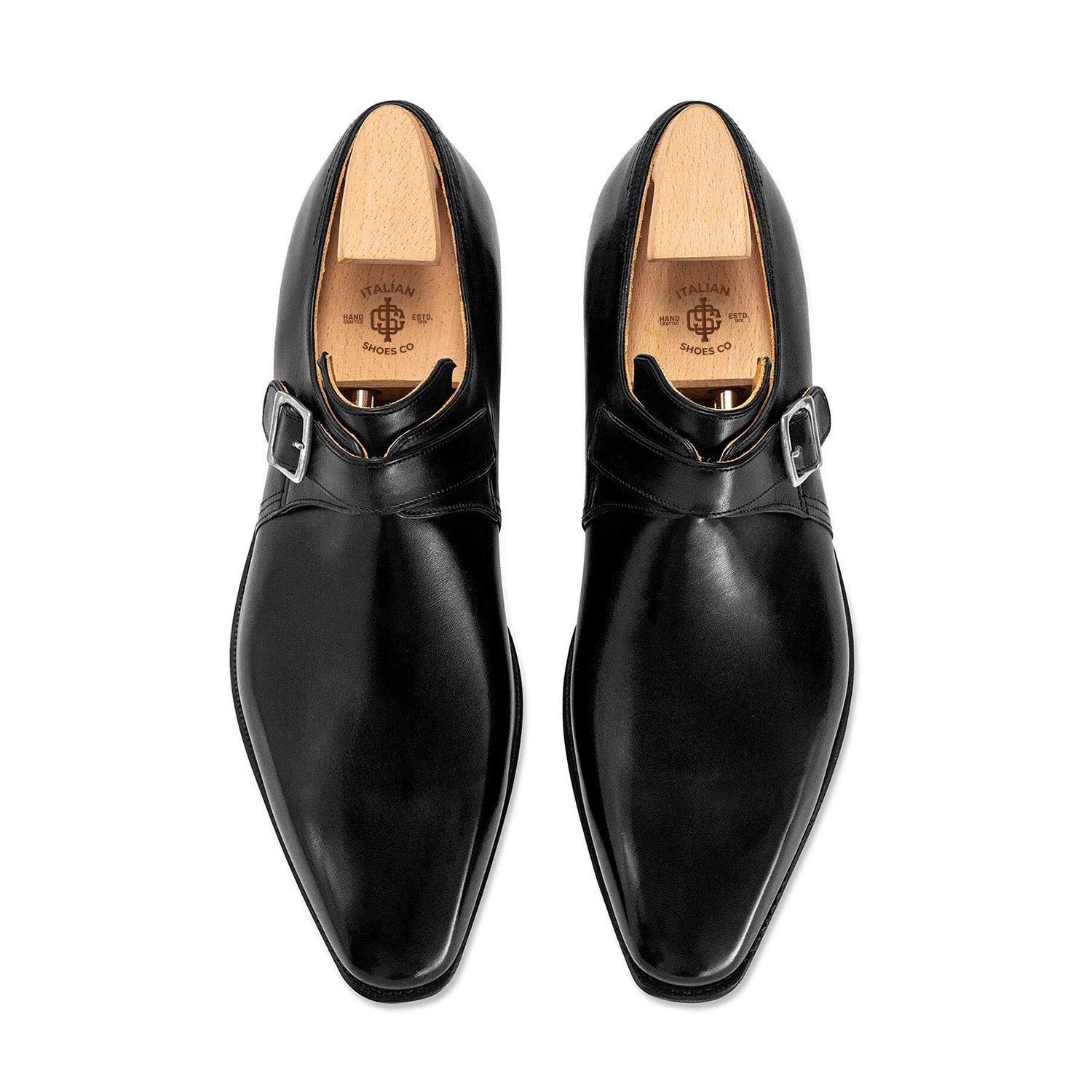 Calf Leather Buckle Shoes