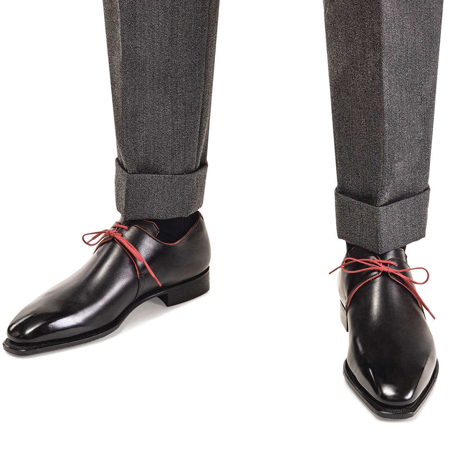Calf Leather Laces Shoes