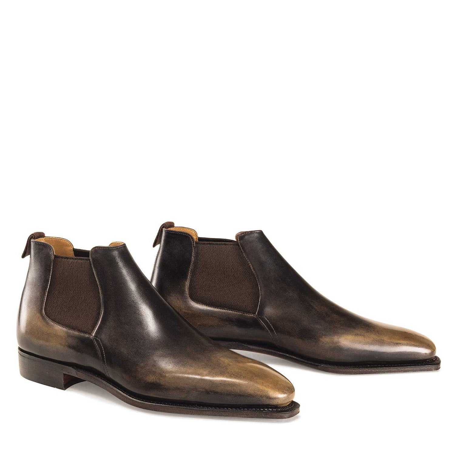 Old Calf Leather Boots