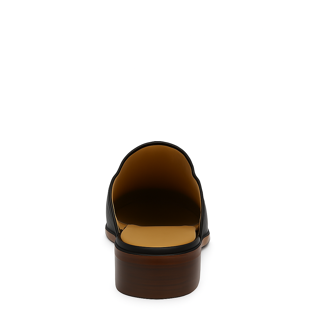 Stylish Croco Leather Mule