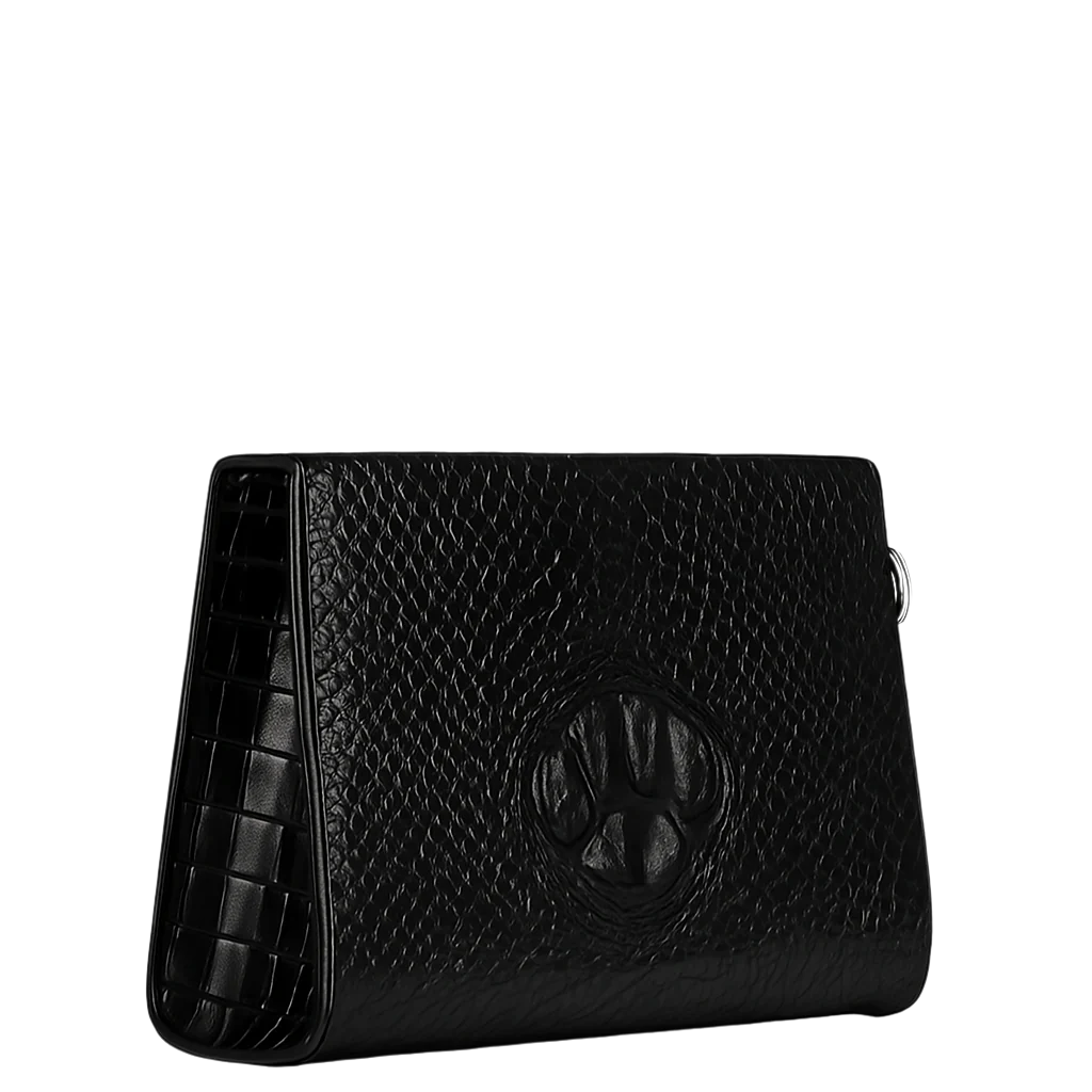 Men's Croco Leather Handbag