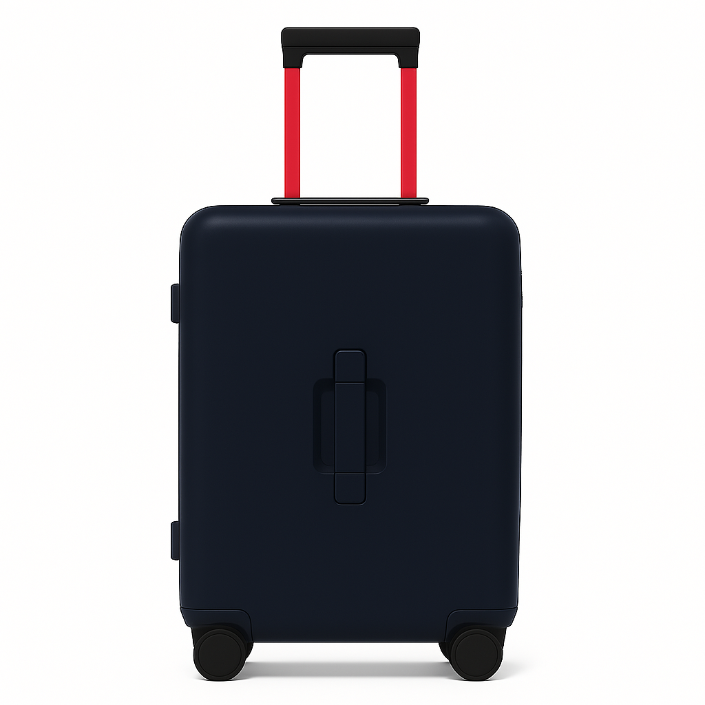 Luxury Wide Brown Trolley Luggage Bag