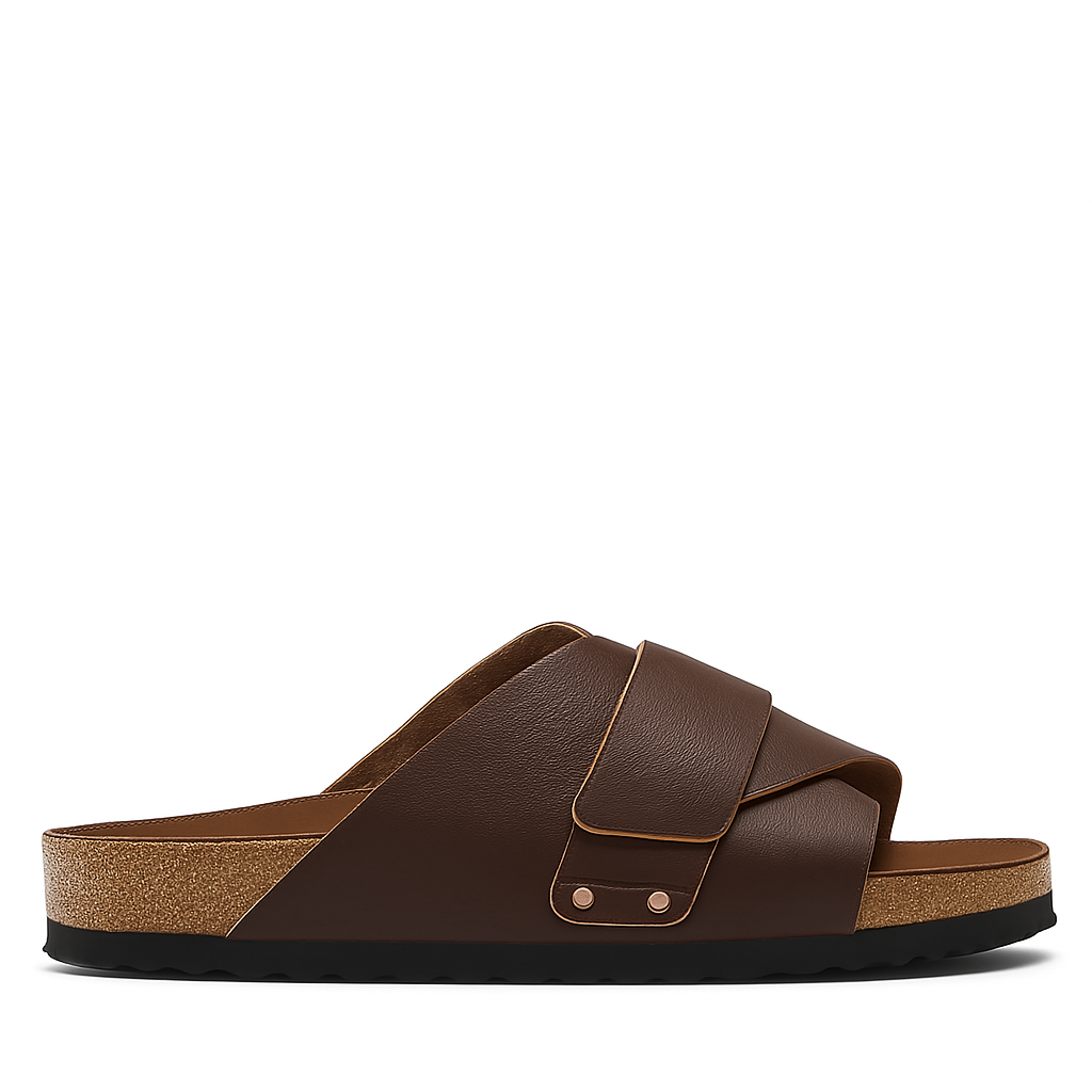 BreezFit Slip-On Regular Tan Sandal