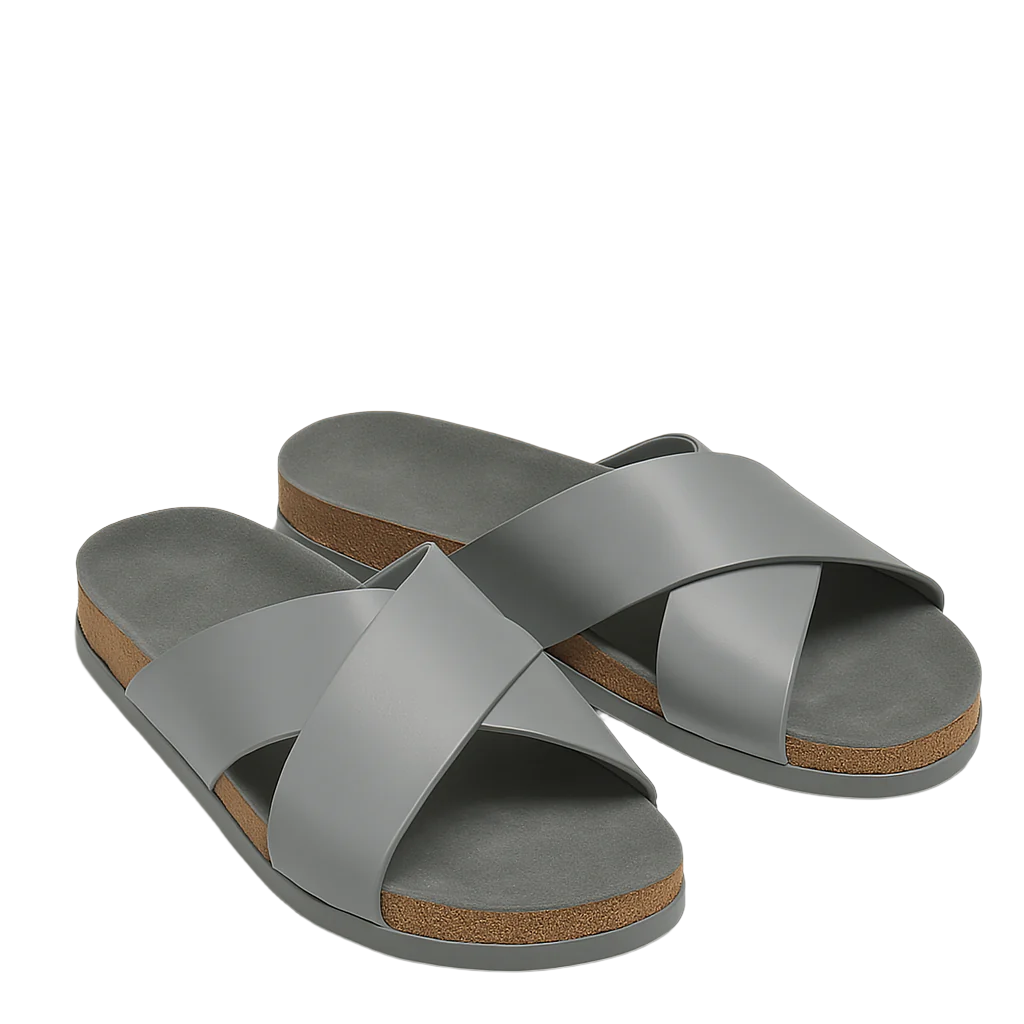 Pure Elegance Tan Leather Slipper