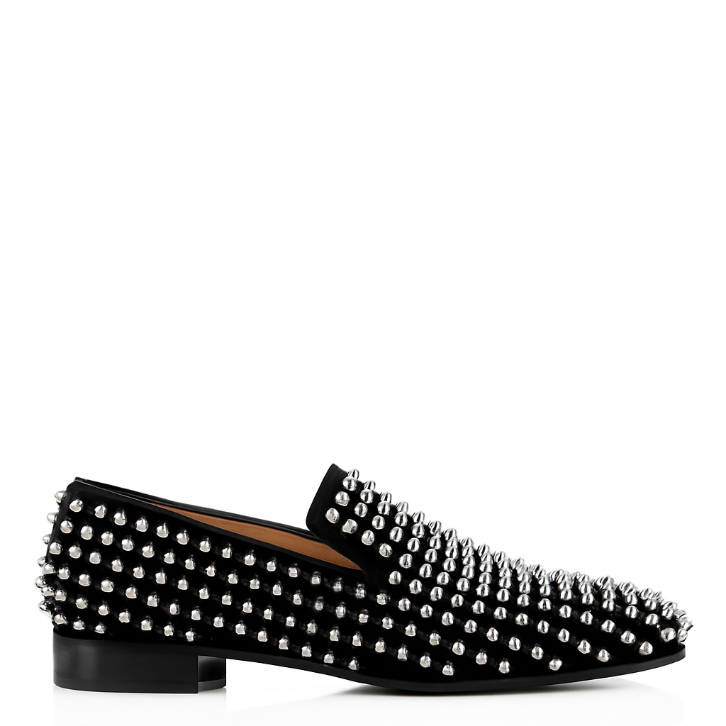 Italain Edition Spiked Slip on Shoes for Mens