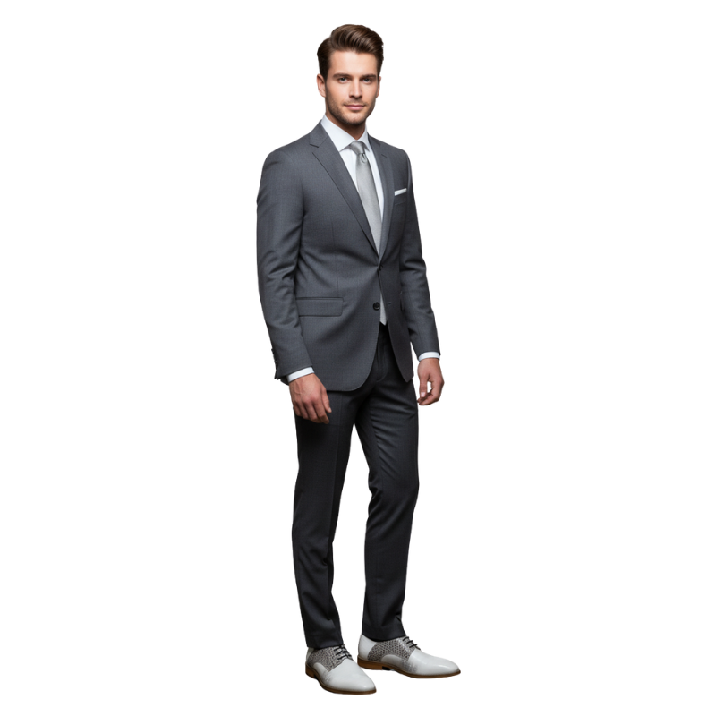 Ivory Python Textured Luxury Derby Shoes