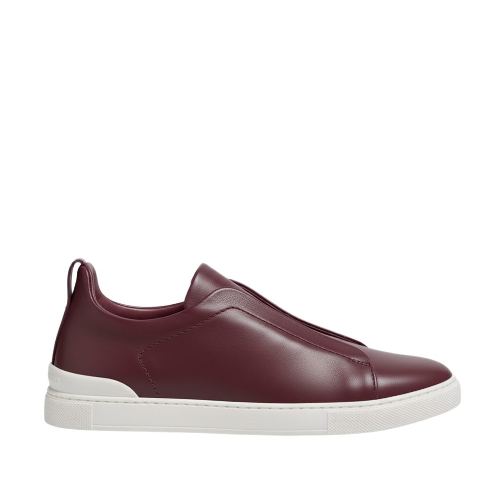 Luxury Edition Triple Stitch Leather Sneaker for Men's